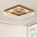 Siittoo 11.81" Square Dimmable LED Flush Mount