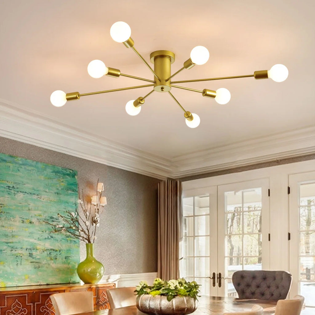 Siittoo 8 - Light Dimmable Sputnik Sphere Chandelier
