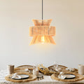 Siittoo Highwoods 1 - Light Farmhouse Boho Rattan Pendant Light