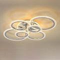 Siittoo  6 - Light 31.5'' Acrylic LED Flush Moun