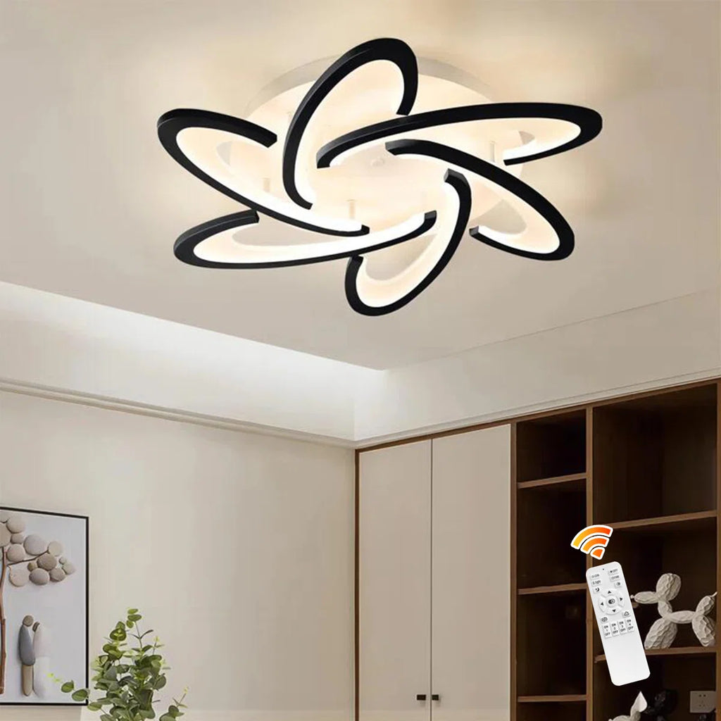 Siittoo Modern 6 - Light 25.2" Acrylic LED Flush Mount