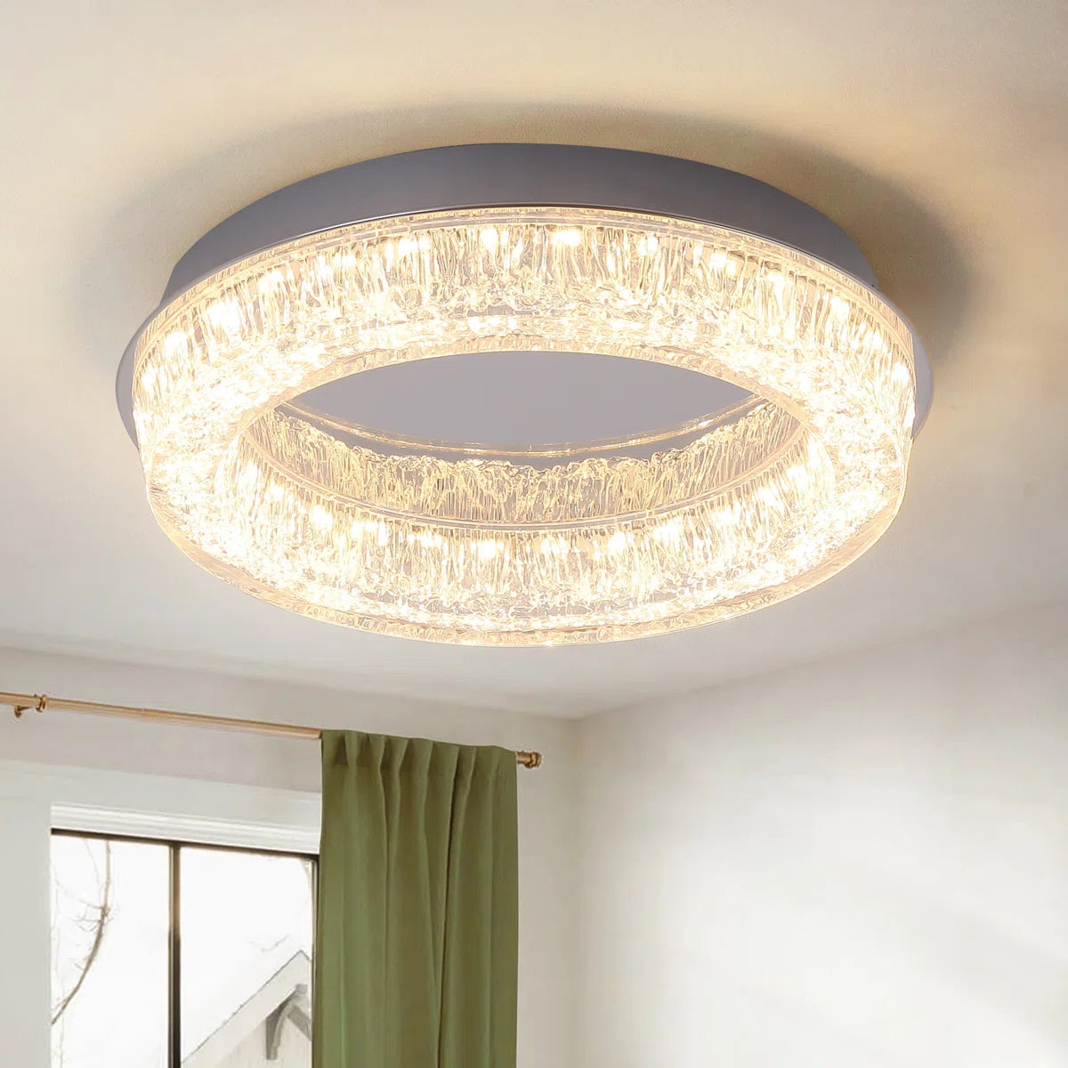 Siittoo 12.20" LED Dimmable Flush Mount
