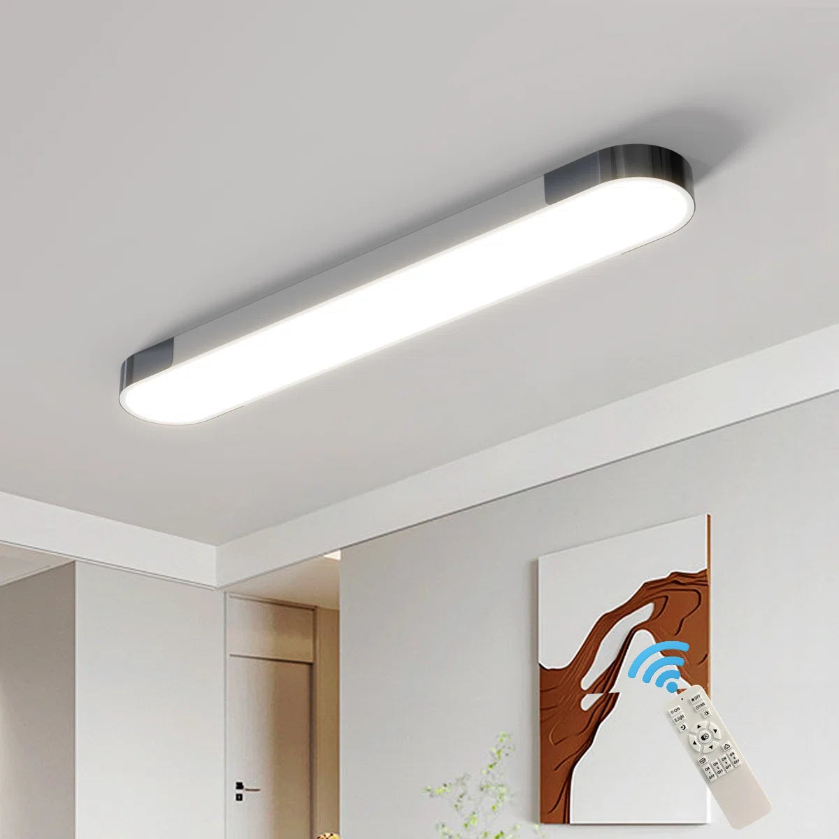 Siittoo 1 - Light 39.4" Rectangle LED Flush Mount