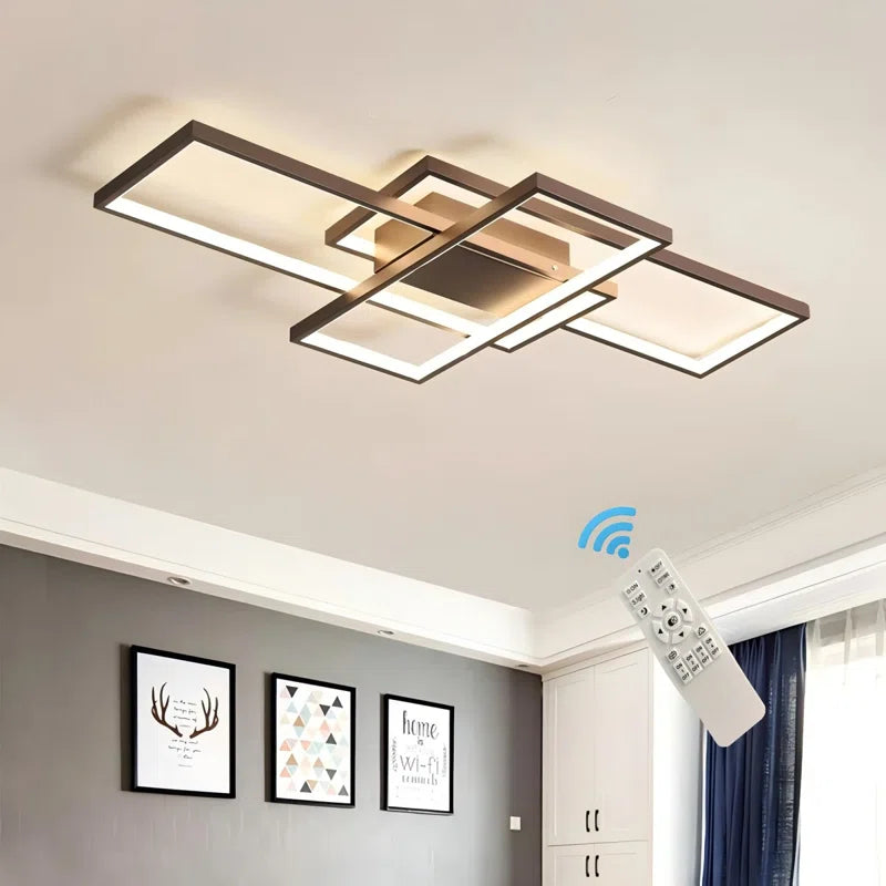 Siittoo  3 - Light 35.4" LED Flush Mount