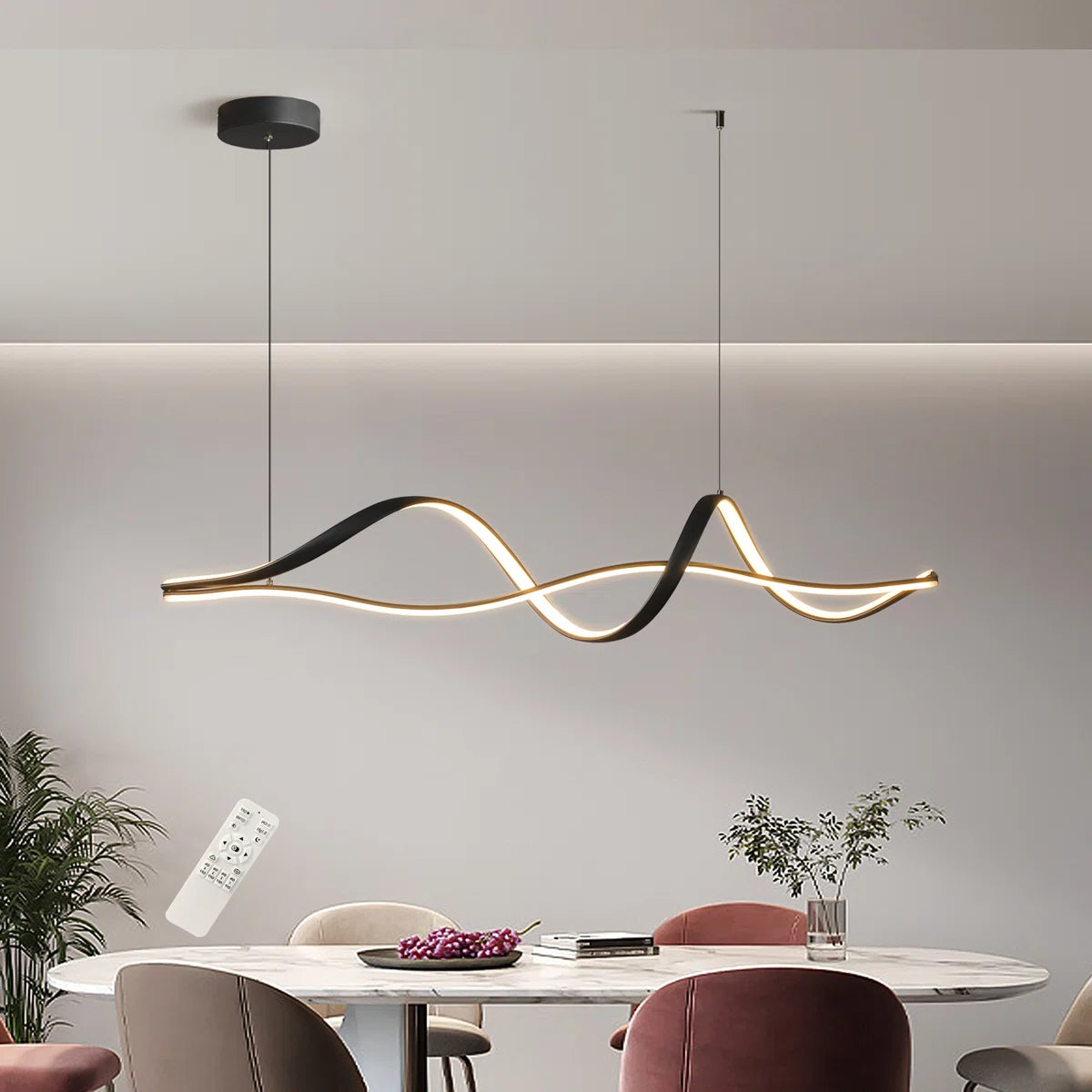 Siittoo 2 - Light LED Kitchen Island Pendant