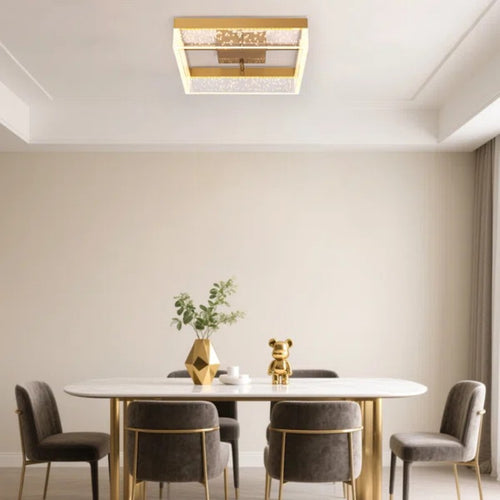 Siittoo 11.81" Square Dimmable LED Flush Mount
