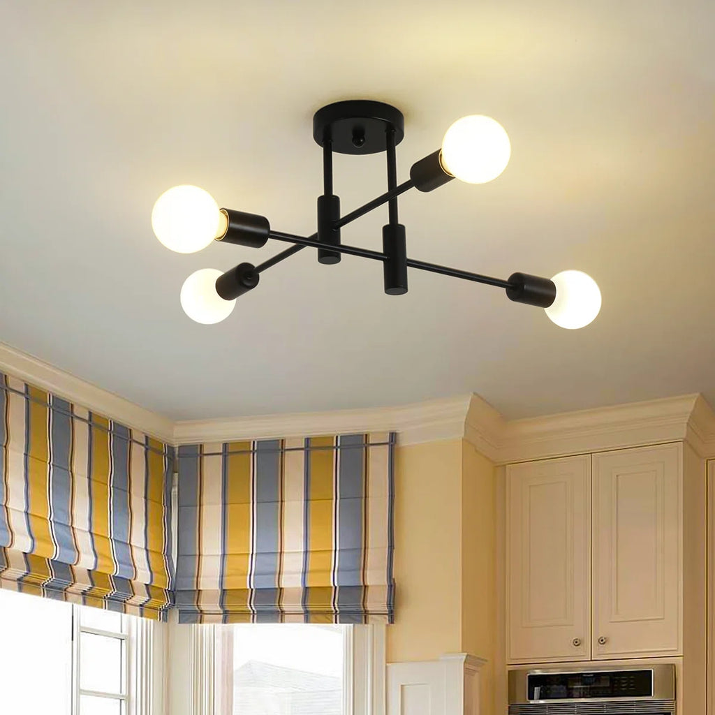 Siittoo  4 - Light Dimmable Sputnik Sphere Chandelier