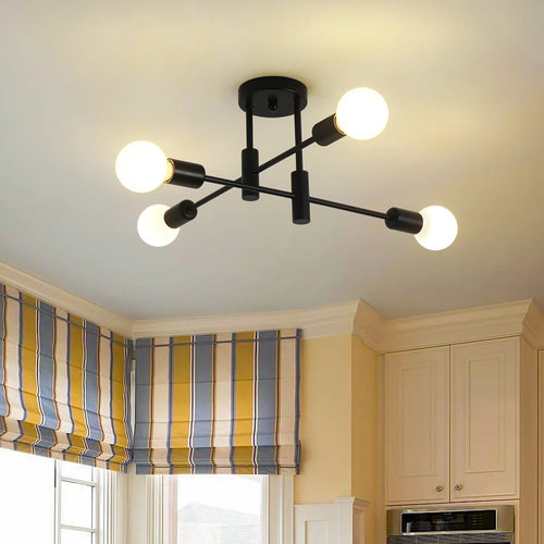 Siittoo  4 - Light Dimmable Sputnik Sphere Chandelier