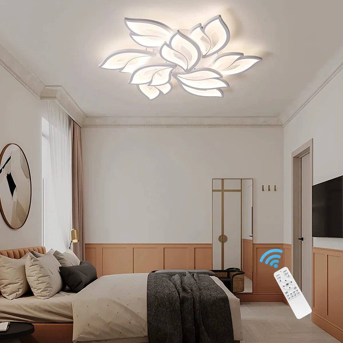 Siittoo 9 - Light 28.4" Acrylic LED Flush Mount