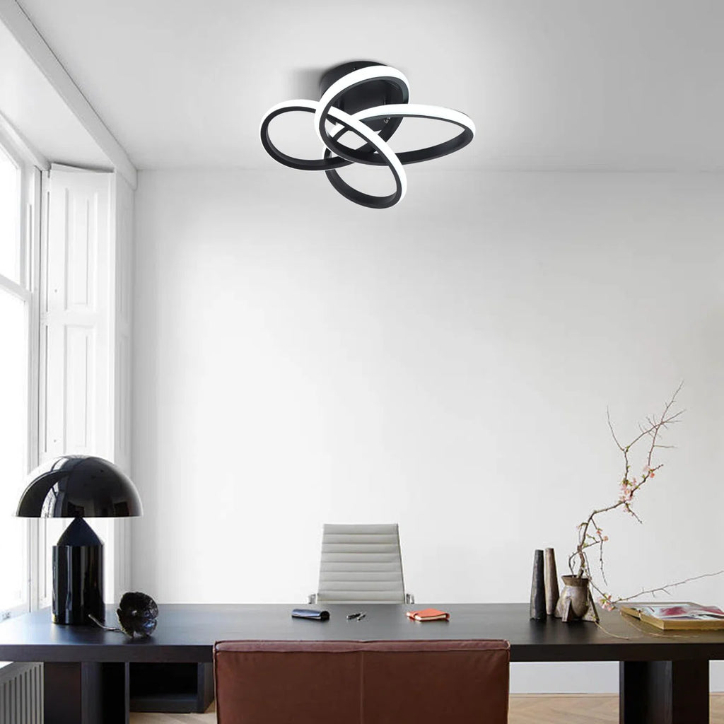Siittoo 1 - Light 12.20'' Geometric LED Flush Mount