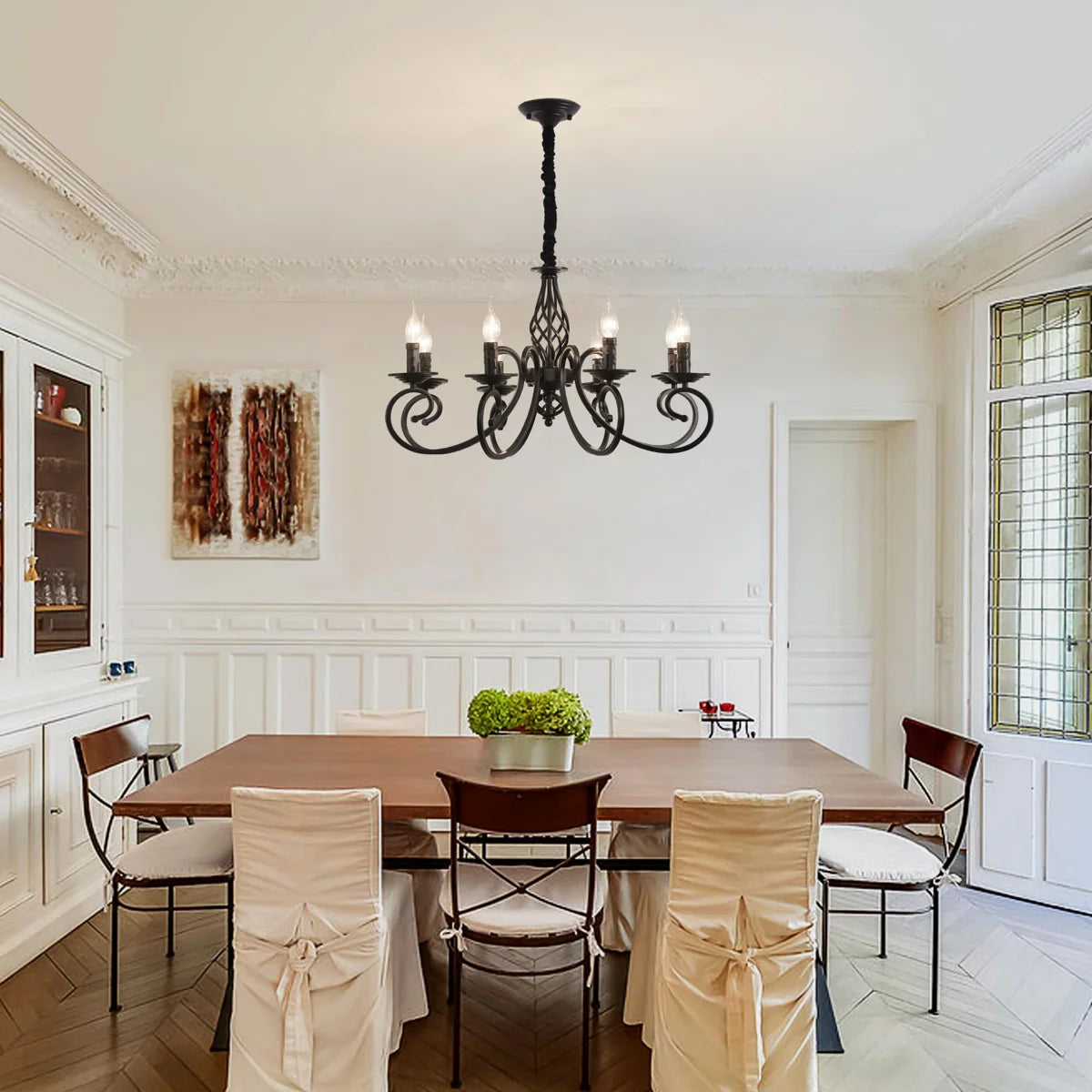 Siittoo 8 - Light Dimmable Empire Chandelier