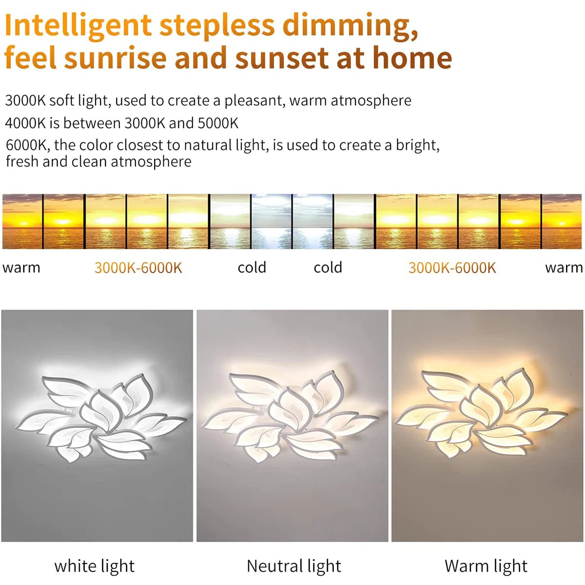 Siittoo 9 - Light 28.4" Acrylic LED Flush Mount