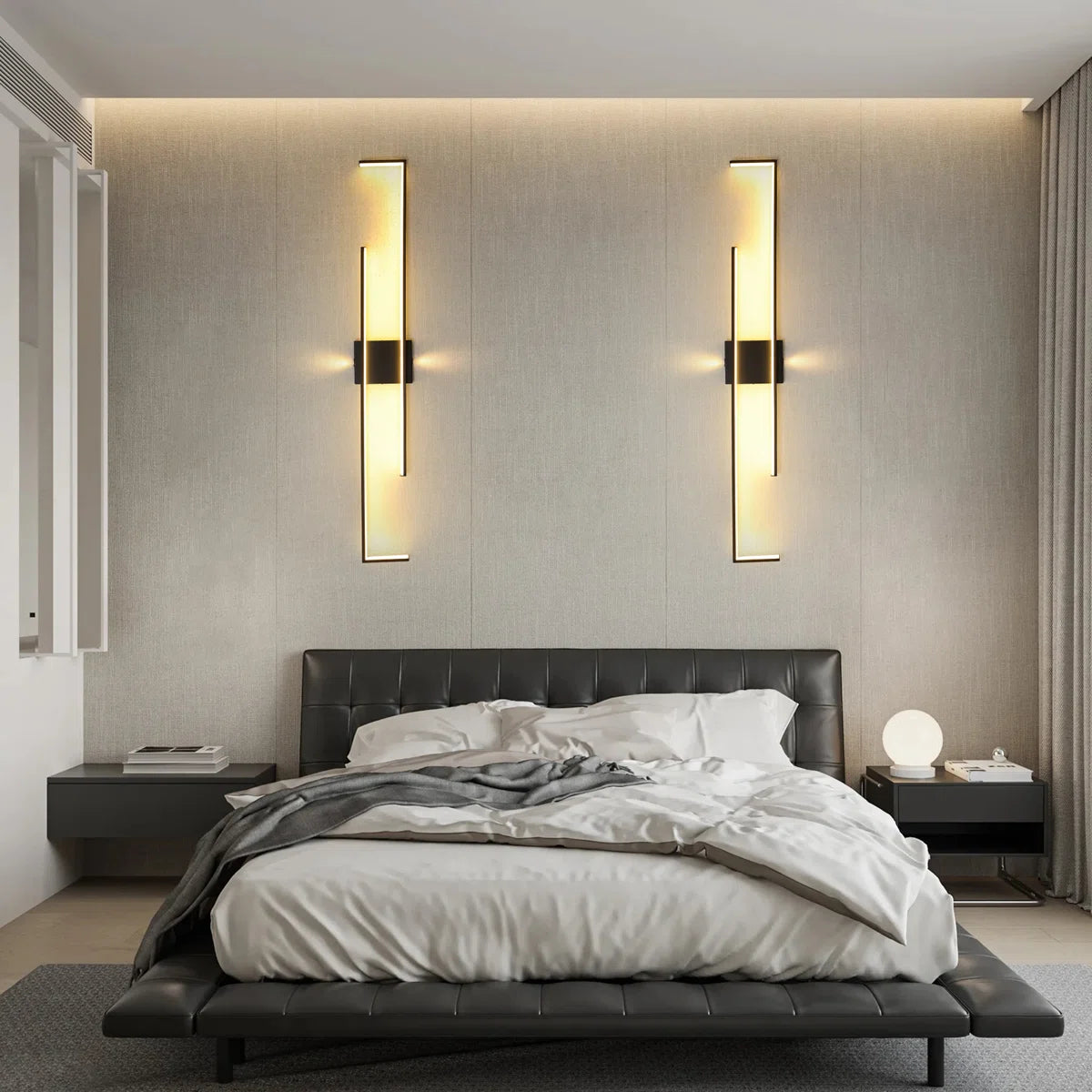 Siittoo  55.12" Aluminum LED Flush Mounted Sconce