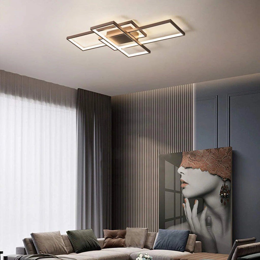 Siittoo  3 - Light 35.4" LED Flush Mount