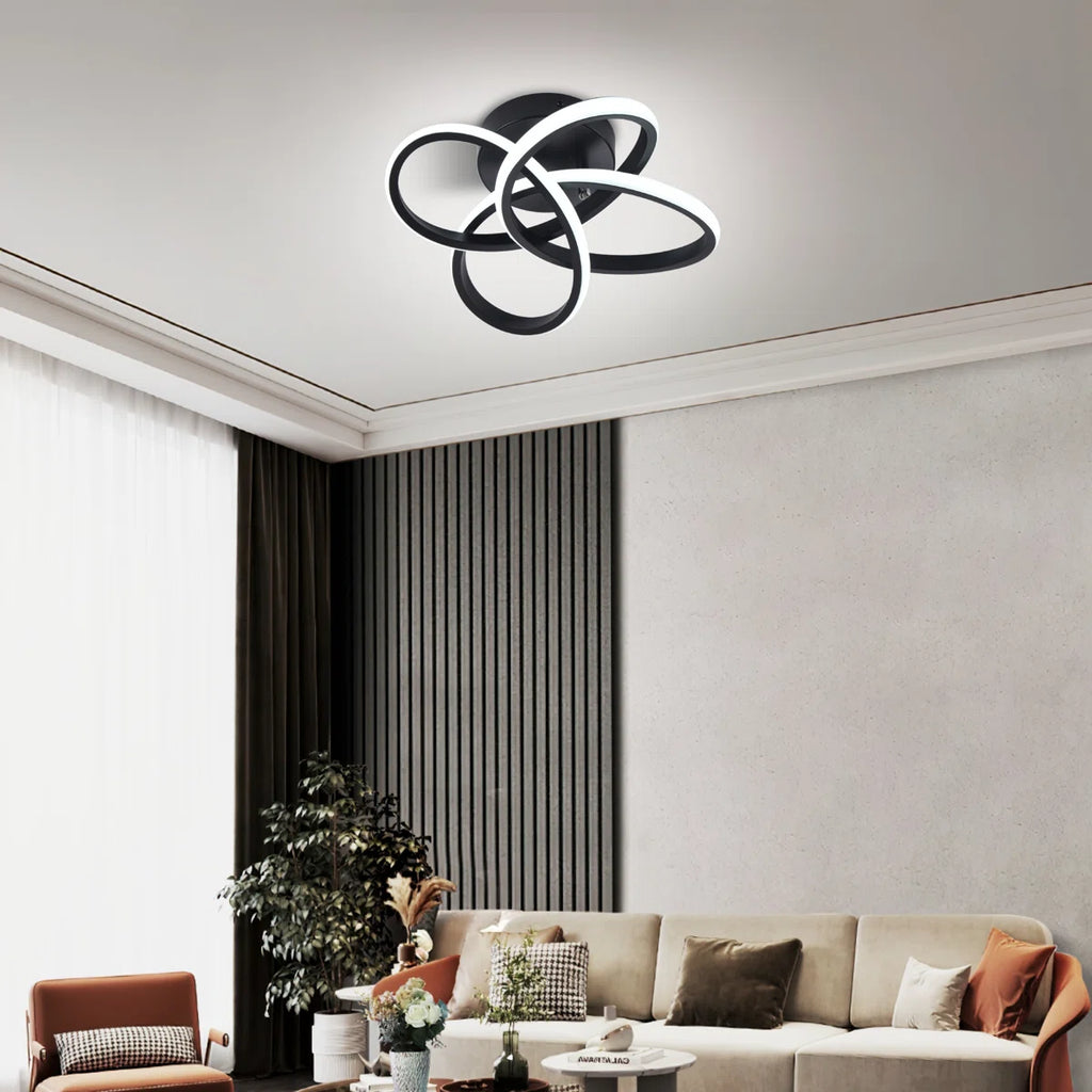 Siittoo 1 - Light 12.20'' Geometric LED Flush Mount