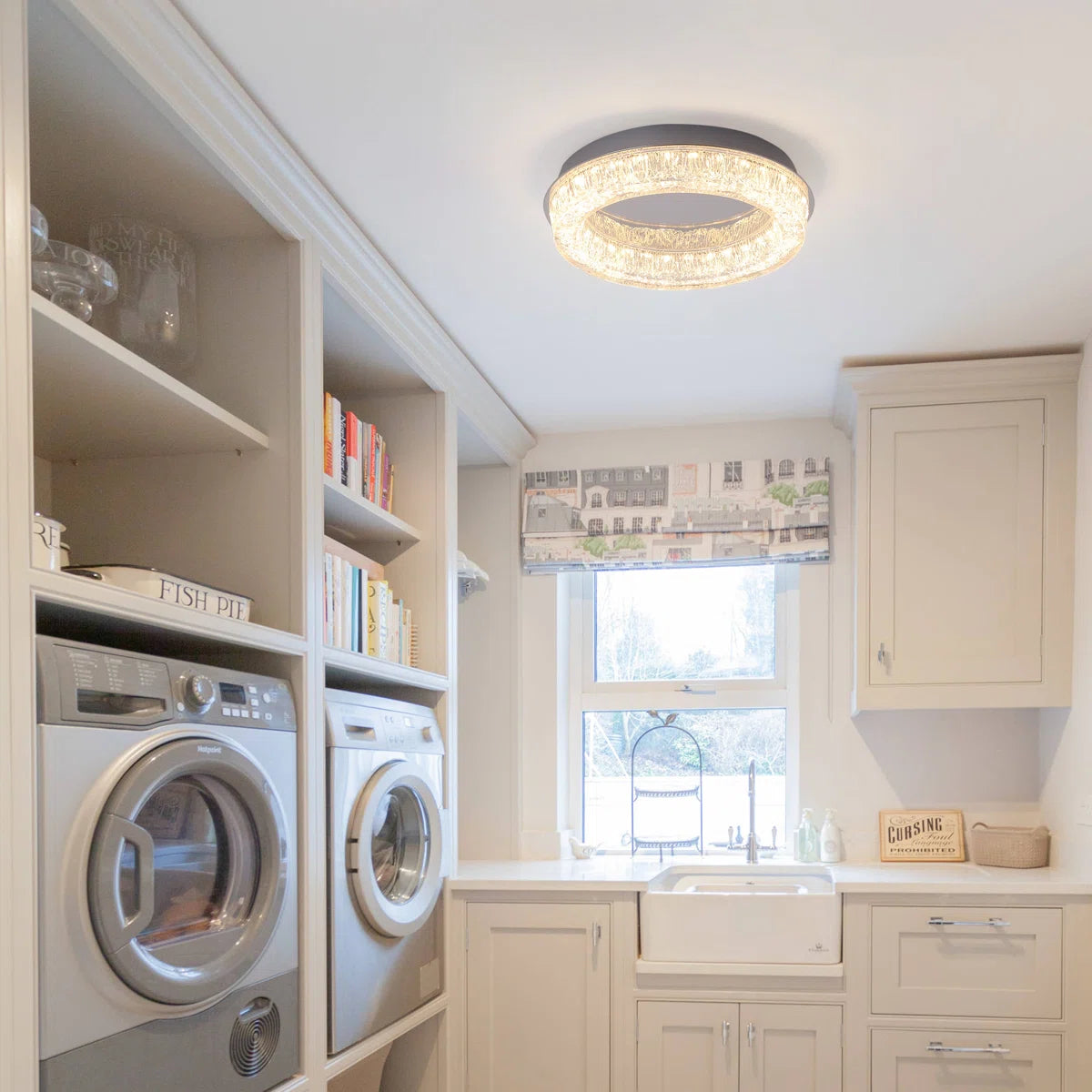 Siittoo 12.20" LED Dimmable Flush Mount