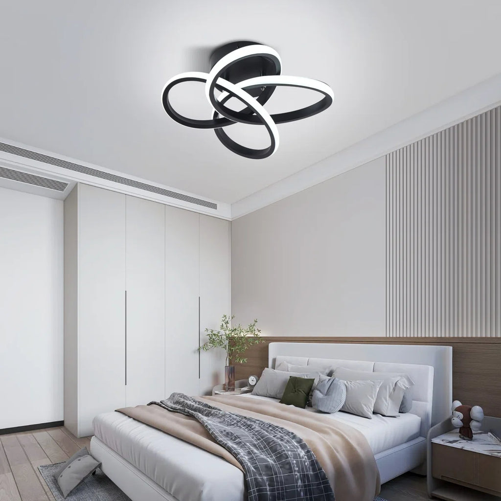 Siittoo 1 - Light 12.20'' Geometric LED Flush Mount