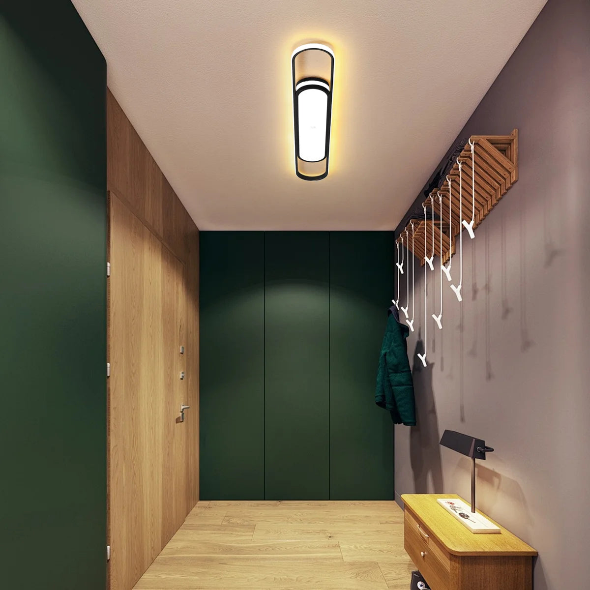 Siittoo  1 - Light 55.1" LED Flush Mount