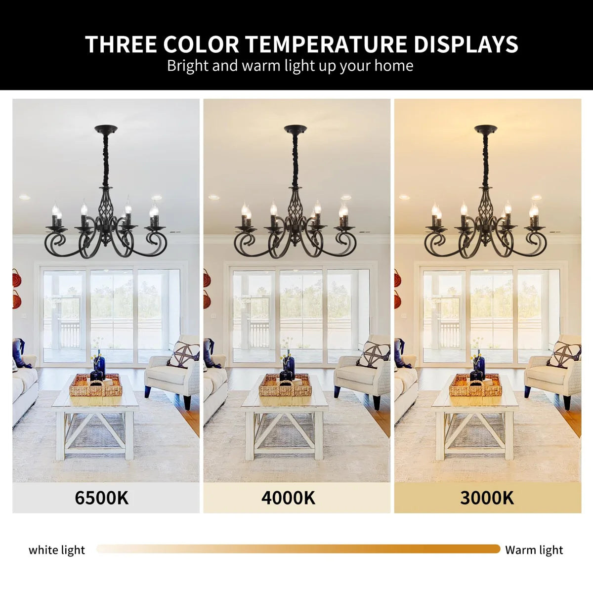 Siittoo 8 - Light Dimmable Empire Chandelier