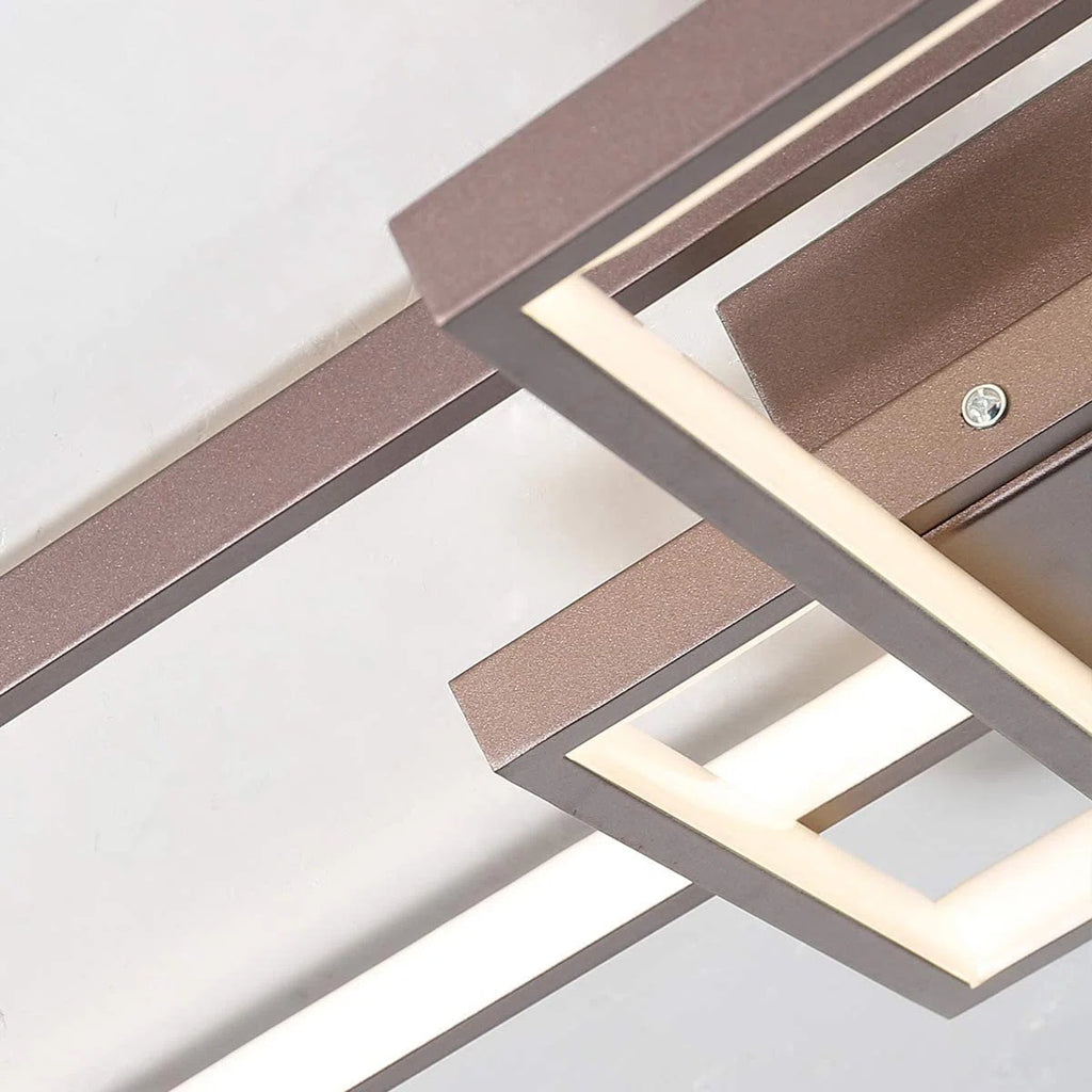 Siittoo  3 - Light 35.4" LED Flush Mount