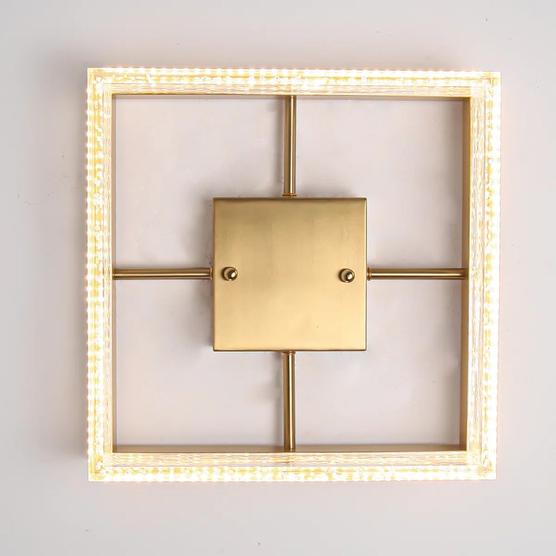 Siittoo 11.81" Square Dimmable LED Flush Mount