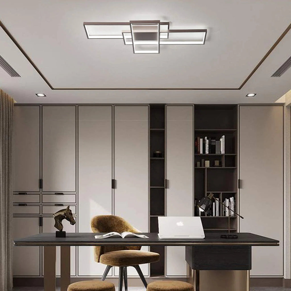Siittoo  3 - Light 35.4" LED Flush Mount