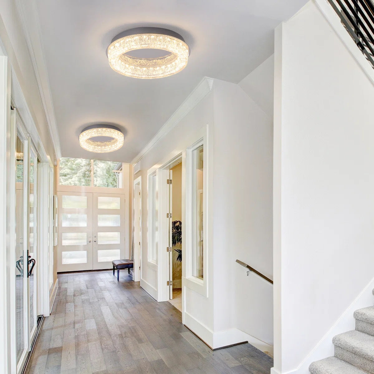 Siittoo 12.20" LED Dimmable Flush Mount