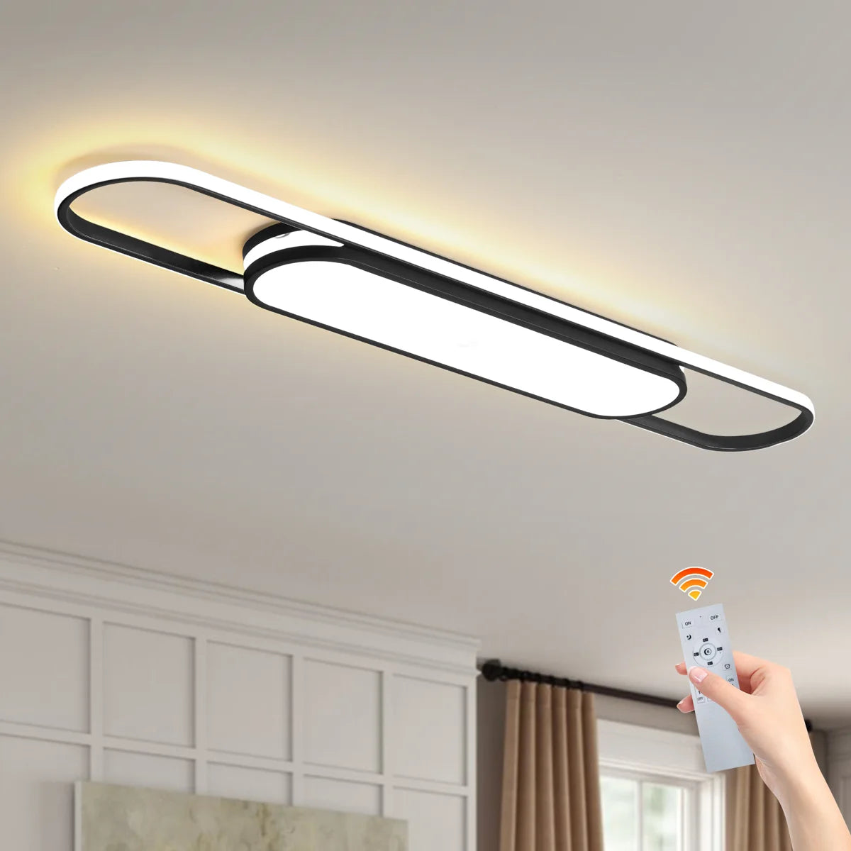 Siittoo  1 - Light 55.1" LED Flush Mount