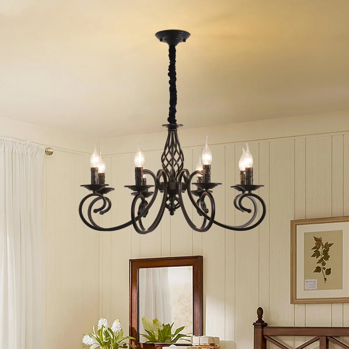 Siittoo 8 - Light Dimmable Empire Chandelier