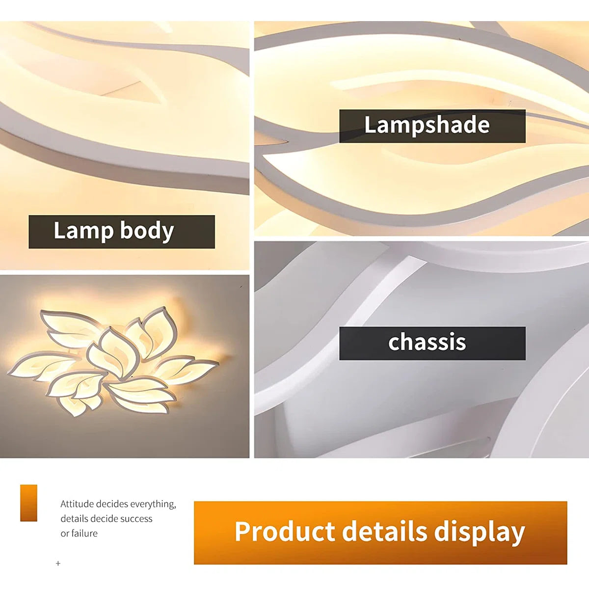 Siittoo 9 - Light 28.4" Acrylic LED Flush Mount