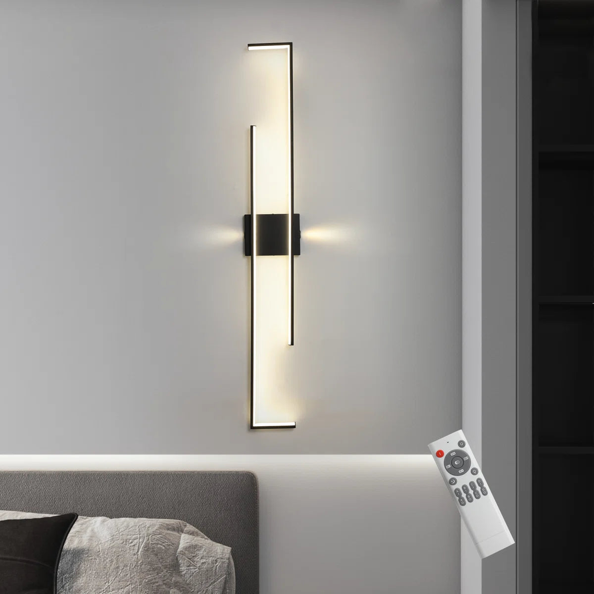 Siittoo  55.12" Aluminum LED Flush Mounted Sconce