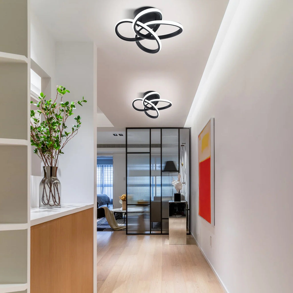 Siittoo 1 - Light 12.20'' Geometric LED Flush Mount