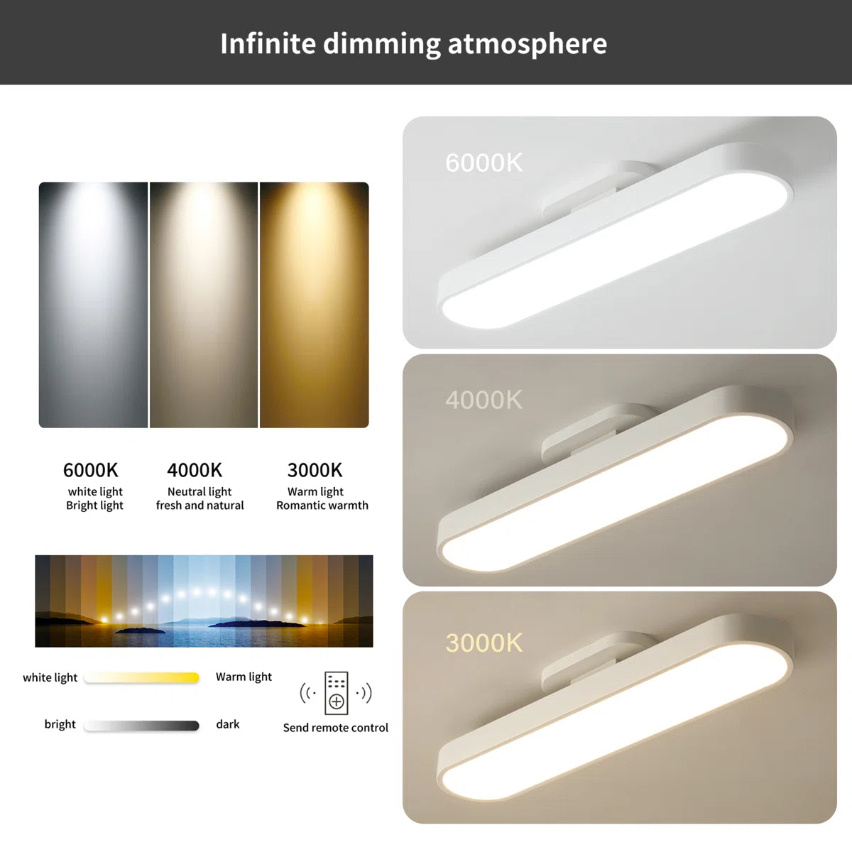 Siittoo 1 - Light 27.1" Simple Rectangle LED Semi Flush Mount